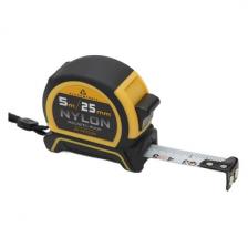 Рулетка ALUKOMTOOLS измерительная, нейлоновое покрытие, магнитный зацеп, 25 мм, 5 м (АТ-РИ2525Н)