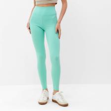 Легинсы спортивные женские MINAKU, светло-зелёные, размер 44
