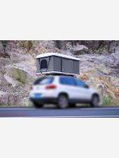 Палатка на крышу автомобиля РИФ Hard RT04-125, корпус белый, тент серый 210х125х150, Белый