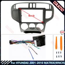 9-дюймовый автомобильный радиоприемник для HYUNDAI 2001-2010 MATRIX, Android, стерео, аудио экран, мультимедийный видеоплеер, кабели навигации, жгут, рамка