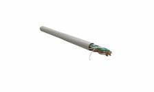 WRLine (куски) Кабель витая пара, неэкранированный U/UTP, категория 5e, 4 пары (0,50 мм), одножильный, внутренний, LSZH, нг(A)-HF, серый [WR-UTP-4P-C5E-LSZH-GY]