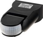 Датчик движения настенный Duwi DD-02, 180°, 10-900 с, 12 м, 1200 Вт, IP65, черный (25832 2)