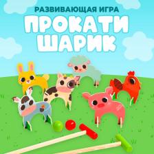 Развивающая игра «Прокати шарик», 43.5x4.5x18.5 см