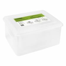 Контейнер для документов Стамм А4, 260x330x160 мм, пластик, прозрачный, вместительный корпус