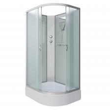 Душевая кабина Niagara Classic 110х80 L без крыши профиль хром стекло матовое