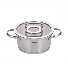 Кастрюля Werner Nice 18х9 см 2,0 л со стеклянной крышкой