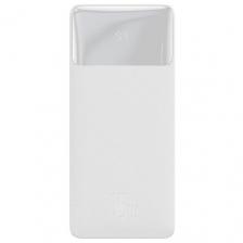 Внешний аккумулятор Baseus Bipow Digital Display Power Bank 10000mAh 15W White Overseas Edition (PPBD050002)