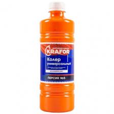 Колеровочная краска Krafor универсальный, №5 персик, 0.45 л, 0.5 кг