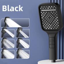 Злоог 7 режимов душевая лейка ABS пластик серая