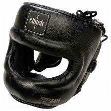 Шлем для единоборств с бампером Clinch Face Guard черно-бронзовый (размер S/M)
