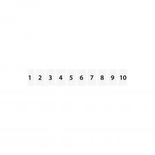 Горизонтальная маркировка Klemsan DO 10/6; (181-190) 510 шт. 0.0.0.5.504119