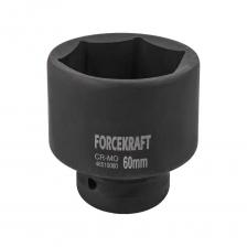 Глубокая 6-гранная головка ударная Головка ударная глубокая 6-гранная 60 мм, 3/4"DR FORCEKRAFT FK-46510060(19651)