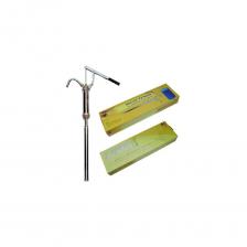 Насос предназначен для быстрой передачи ГСМ материалов, растворителей, сельскохозяйственных и промышленных химических веществ, добавок и других неагрессивных жидкостей из ёмкостей от 60 до 250литров. Поверхность насоса оцинкованная для сохранения качества и внешнего вида. Насос оснащен саморегулирующимся телескопическим стволом для удобства откачивания всего содержимого из ёмкостей от 60 до 250литров. Насос имеет латунные поршневые кольца и может использоваться для перекачки сельскохозяйственных и промышленных химикатов, а также других неагрессивных жидкостей.Съемный носик имеет резьбу для фитингов садового шланга.Производительность примерно 300мл жидкости за один ход.