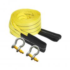 Буксировочный трос незаменим для самостоятельной эвакуации автомобиля.Компания Траст производит буксировочные тросы как из текстильной ленты (серия БТЛ- буксировочный трос ленточный).Трос буксировочный комплектуется скобами 3,25тн - 2штПри выборе троса нужно учесть:Допустимую нагрузку.Важно оценить предпочтительное транспортное средство, чтобы избежать обрыва троса при транспортировкеДлину буксировочного троса.При использовании слишком коротких изделий вероятность столкновения с перемещением его техникой слишком долго ограничивают маневренность