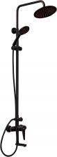 Душевая стойка Профсан Steel PSM-301-8 черный, бронза
