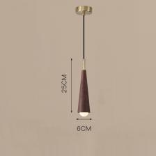 Деревянная подвесная лампа XvenDeng