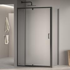 Душевой уголок Rgw Passage PA-078B 80х90 350807889-14 профиль черный, стекло прозрачное