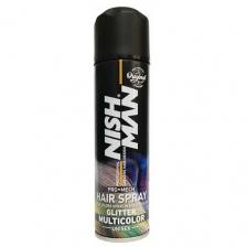 NISHMAN Краска-спрей для волос Hair Spray Unisex glitter multicolor 150 мл