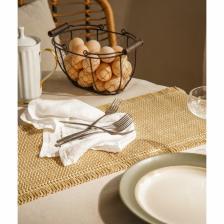 Дорожка на стол SL Home, 30x120 см, бежевая