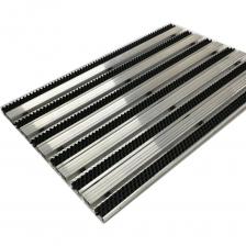 Грязезащитная придверная решетка ООО ПК ЦентрВход Эксперт щетка-широкий скребок, 390х590 мм 731EX009