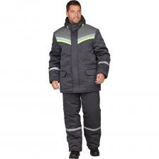 Утеплённый костюм Костюм ВЬЮГА зимний, ГК Спецобъединение т/серый (104-108, 194-200), Кос 313/104/194