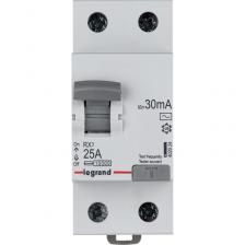 ВДТ RX3 - 2П - 25 А - тип AC - 30 мА - 2 модуля LEGRAND (402024), цена за 1 шт