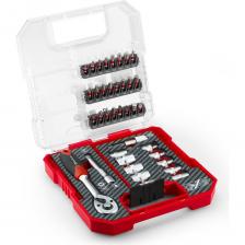 Набор инструмента Набор бит и головок Einhell битодержатель, ключ реверсивный, l-case, 37 предметов 109022