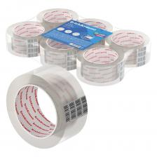 Клейкая лента упаковочная стандартной прозрачности. Увеличенная толщина клеевого слоя обеспечивает высокую клеящую способность ленты. Изготовлена из высококачественной биаксиально-ориентированной полипропиленовой пленки повышенной прочности, устойчива к продольному разрыву.