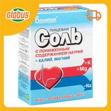 Соль пищевая Валетек с калием и магнием, пониженное содержание натрия