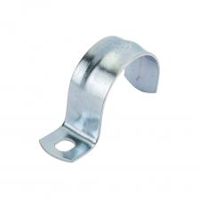 Оцинкованная скоба для трубы Оцинкованная скоба с одним отверстием Экопласт для трубы D35 мм, 5 шт. 43735-5