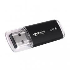 Flash Disk Silicon Power Флеш Диск 64Gb Ultima II-I Series USB2.0 черный [SP064GBUF2M01V1K]