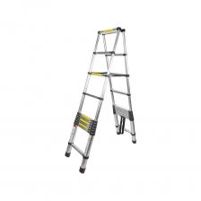 Телескопическая двухсекционная лестница Forcekraft 0.8-3.2+3.2 м, 10+10 ступеней FK-BL-TA320(52842)