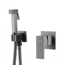 Гигиенический душ Abber Daheim AF8225NG со смесителем, С ВНУТРЕННЕЙ ЧАСТЬЮ, никель