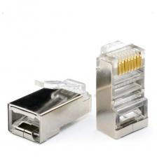 Экранированные коннекторы класса D с универсальными ножами RJ-45 (8P8C) CAT 6 бренда Ripo отличаются широкой сферой применения. Их используют при создании компьютерных сетей и подключении различных устройств на основе кабелей типа витая пара. Изделия отличаются высокой прочностью и надежностью, обеспечивают хорошую фиксацию, рассчитаны на длительное применение.