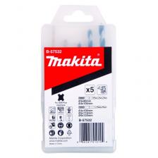 Набор сверл по дереву и металлу SDS-plus Makita B-57532, 5 шт.