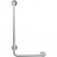 Угловой правый поручень для людей с ограниченными возможностями Угловой поручень правый для людей с ограниченными возможностями NOFER глянцевый 15158.B