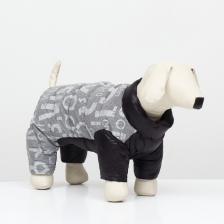 Комбинезон «Ультра» светоотражающий, размер 8 (ДС 19 см, ОГ 30, ОГ 22 см), чёрный