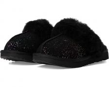 Шлепанцы UGG Kids Cozy II Shimmer Sky, цвет Black/Rainbow metallic