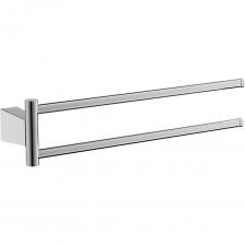 Подвесной полотенцедержатель изготовлен из качественной нержавеющей стали. Элегантное влагостойкое покрытие высокого качества защищает изделие от коррозии и продлевает эксплуатационный срок. Набор для крепления к стене или двери в комплекте, тип монтажа: скрытый. Крепится к любой поверхности при помощи саморезов. Приспособление представляет собой маленькое квадратное основание с замкнутым прямоугольным держателем. Такая конструкция навесной вешалки прочно удерживает кухонные или банные полотенца, тряпки и другие предметы. Полотенцедержатель изготовлен из прочного металлического сплава, покрытого инновационным напылением, которое защищает металл от внешнего воздействия. Поэтому он долговечен, устойчив к влажности, плесени и механическим повреждениям. Компактный минималистичный держатель для полотенец - идеальный вариант для небольшой ванной комнаты, бани или просторных помещений, где нужны аксессуары для банных принадлежностей, полотенец или халатов. Универсальная вешалка подойдет в любой интерьер кухни, прихожей или санузла. Металлическая вешалка – это очень удобный и полезный товар для ванной комнаты. А еще красивый и эстетичный декор для дома, который обеспечит удобство повседневного использования и поможет в организации порядка.