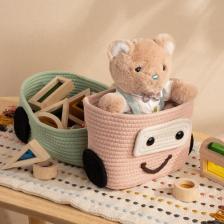 Корзина для игрушек SL Home «Грузовик», плетёная, ручной работы, 42x23x17 см