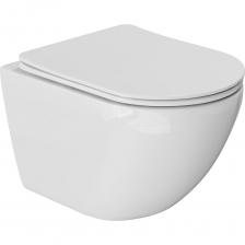 Подвесной унитаз WAVE MERIDIAN с инновационной системой смыва Tornado Flush. Осуществляется полный омыв чаши мощным вихревым потоком воды, не остается следов от загрязнений, нет разбрызгивания воды за пределы чаши. Смывное отверстие расположено сзади, что гарантирует высокий уровень гигиеничности и снижение потребления воды. Не рекомендуется установка подвесных унитазов со смывом Tornado Flush на низкие инсталляции для исключения разбрызгивания. Санфаянс Wave - верное решение для организации пространства санузла с демократичной стоимостью. В производстве используются только высококачественные материалы. Настенный унитаз Wave будет хорошо смотреться в любом интерьере, не перегружая его, а напротив - сделает стильным и лаконичным. Подвесные унитазы Wave оборудованы системой антивсплеск и имеют безободковую конструкцию. Наличие выступа-полочки позволяет добиться минимального образования брызг, а также способствует удерживанию неприятных запахов канализации. Отсутствие ободка упрощает уход и делает изделие гигиеничным. В комплекте ультратонкое сиденье из дюропласта, быстросъемное, с функцией плавного закрывания. Поверхность сиденья имеет антибактериальное покрытие. Подвесные унитазы Wave совместимы с любой инсталляцией.