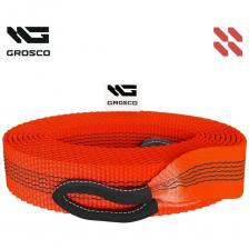 Буксировочный трос для буксировки авто до 15 тонн Буксировочный трос Grosco 30т, 6м, крюк/петля, для буксировки авто до 15 тонн BTL3006HL