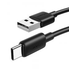 Кабель USAMS SJ708 YD Type-C - USB 3A 1м Чёрный SJ708USB01