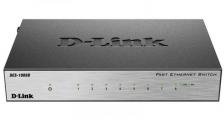 Коммутатор неуправляемый D-link DES-1008D/L2B 8x10/100Mbps, metal case