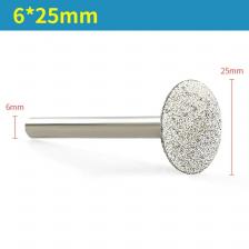 1 шт., 6 мм хвостовик, алмазная шлифовальная головка, навесные точки, шлифовальная насадка для резьбы по камню, нефриту, резьба, полировка, гравировальные инструменты