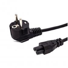 Кабель питания Filum FL-PC10-EU-C5-3M CEE 7/7- С5, 3х0.75мм?, 220В, 10A, чёрный, 3м