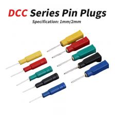 5 шт. 10A DCC серии 1 мм 2 мм штыревой разъем для 4 мм разъем типа «банан» для тестирования штекера типа «банан» Аксессуары для линии тестирования мощности Терминал питания Медь