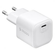 Сетевое зарядное устройство USB-C PD 3.0, 65W GaN White (11463)