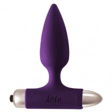 Lola games Анальная пробка с вибрацией Spice it up New Edition Glory фиолетовый 8.4 см 101 г