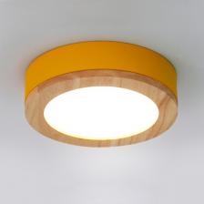 Потолочный светодиодный светильник круглый Wudda D40 Желтый ImperiumLoft Wudda01 (179765-26)